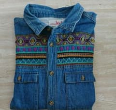 チチカカ デニムシャツ 刺繍のサムネイル
