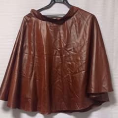 CLEF DE SOL フェイクレザースカートのサムネイル