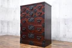 FAC28 岩谷堂箪笥 No.865 あおば3号 整理タンス 欅材 拭漆塗り - メルカリ