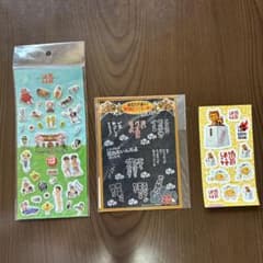 수요일 어떨까요 씰 3점 세트 푸쿠푸쿠 씰 PARCO EXPO 레어