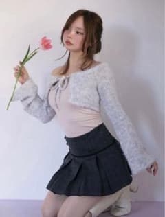 andmary tina knit set gray - メルカリ
