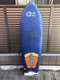 元祖　ソフトボード　BLUE 5’3 TWIN FIN ツイン 元祖 ソフトボード BLUE 5'3 TWIN FIN ツイン - メルカリ