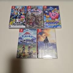 Nintendo Switch ゲームソフト 5本 セット　まとめ売り Nintendo Switch - Nintendo Switch ソフト5本 新品未開封の通販 by た