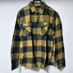 Brixton イエロー/ブラックチェック Mサイズ ネルシャツのサムネイル