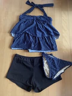 13号　セパレート　3点　セット　水着　ドットのサムネイル
