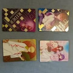 Fate すき家コラボ カード4枚のサムネイル