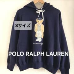 新品タグ付】ポロラルフローレン ポロベア フリース フーディ ネイビー 