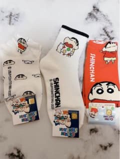 クレヨンしんちゃん　ソックス　靴下　韓国　レディース　キッズのサムネイル