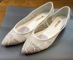 DIANA 刺繍チュールパンプス 24cmのサムネイル
