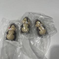 너무 먹어 디즈니 칩과 데일 피규어 3 체 세트 캡슐 토이