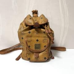 MCM ヴィンテージ レザー リュック ミニリュック K2362 ブラウン MCM ヴィンテージ レザー リュック ミニリュック K2362 ブラウン