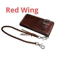 ◆感謝価格◆希少廃盤品◆レッドウィング◆ウォレットチェーン付き長財布◆ Red Wing 長財布レザー ウォレットチェーン ブラウン - メルカリ