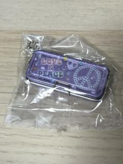 LOVE & PEACE ミニ缶ケース キーホルダー ガチャのサムネイル