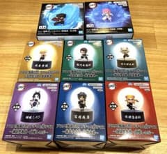 鬼滅の刃　フィギュアライト　プチっと灯りマス　8個セット