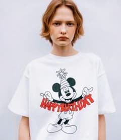 ○ミッキーマウスHappy Birthday○Tシャツ○未使用○ - メルカリ
