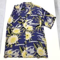 希少】サンサーフ アロハシャツ 月下美人 L レーヨン M品番 - メルカリ
