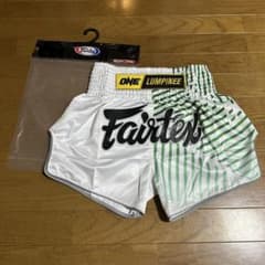 ONEルンピニー FAIRTEXムエタイパンツ Mサイズ　与座優貴選手着用 ONEルンピニー FAIRTEXムエタイパンツ Mサイズ 与座優貴選手着用