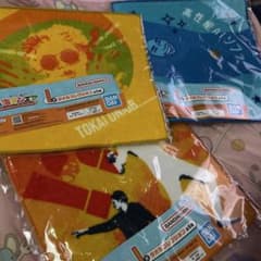 도카이 온에어 이치 반 쿠지 타월 3종(테츠야, 료, 시바유)