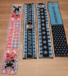 川崎フロンターレ　タオルマフラー　 4枚セット　値下げしました！のサムネイル