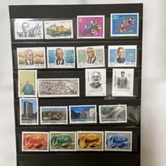 中国切手 1984年−1989年未使用切手コレクション 多様なデザイン