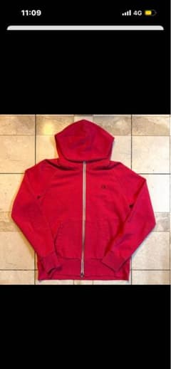 FRED PERRY 赤 フルジップパーカー フレッドペリーのサムネイル