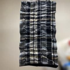 チェック柄 リバーシブルマフラー