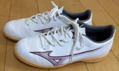 フットサルシューズ ミズノアルファ（ALPHA） ホワイト 24 - メルカリ