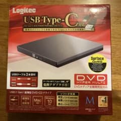 Logitec USB Type-C ポータブルDVDドライブのサムネイル
