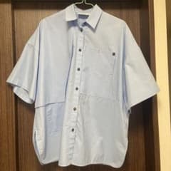 美品 ナゴンスタンス ブルーストライプシャツ - メルカリ