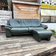 M♦10月セール 良品　IDC大塚取扱 himora３人掛けソファオットマン付き M♢10月セール 良品 IDC大塚取扱 himora3人掛けソファオットマン付き