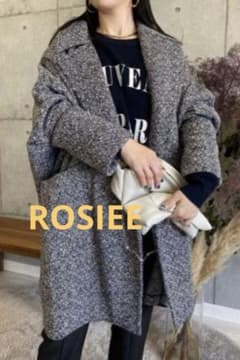 【お値下げ】♡ROSIEE ロージー♡軽量裏起毛ヘリンボーン　コクーンコート m97620185112_1.jpg?1761034817