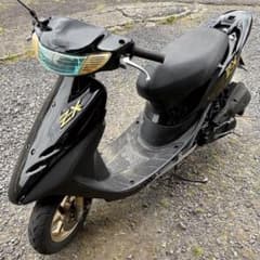 実働 Dio ZX af35 車体 黒 金 鍵書類アリ 廃車登録済 ライブディオ