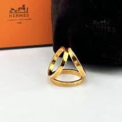 ✨極上美品・箱保存袋付✨ HERMES エルメス スカーフリング トリオ