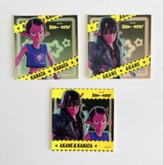 銀河特急ミルキー☆サブウェイ　アカネ・カナタ　ステッカー3種セットのサムネイル