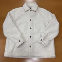 H&M プードル ボア CPO シャツ ジャケット シャツジャケ