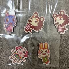 値下げしました！あつまれ どうぶつの森 アクリルマグネット 5種セットのサムネイル