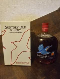 レア物 SUNTORY OLD WHISKY バードボトル かわせみ 箱付き - メルカリ