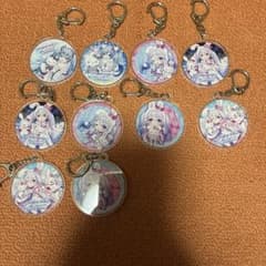雪ミク ハローキティ アクリルキーホルダー 10点セットのサムネイル
