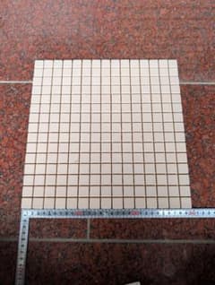 LIXIL モザイクタイル　ピンク系3シート　＋プロ用ボンド・目地材付のサムネイル