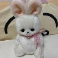 ユヅチヨ  yuzuchoco ハンドメイド作家  ピンクうさぎぬいぐるみのサムネイル