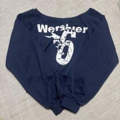 Wershier ロゴプリント スウェット ネイビーのサムネイル