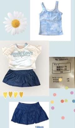 女の子・セパレート水着 150cmのサムネイル