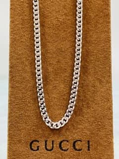 【超美品】GUCCI 喜平チェーン ネックレス 男女兼用　SV925 3.2ミリ 超美品】GUCCI 喜平チェーン ネックレス 男女兼用 SV925 2.7ミリ