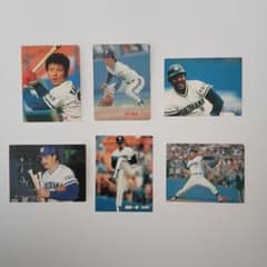 1980年代カルビープロ野球チップスカード「横浜大洋ホエールズ」6枚