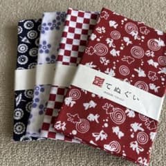 手ぬぐい4枚セット ブラスα33cm×90cmのサムネイル
