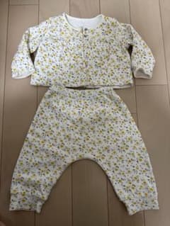 PETIT BATEAU 花柄ベビーパジャマ 12ヶ月　74cmのサムネイル