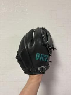 DICE 軟式野球用グローブ ブラックのサムネイル