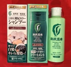自然派clubサスティ 白髪用 利尻ヘアカラーシャンプー, トリートメントセットのサムネイル
