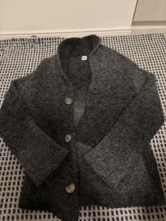 【美品】Ron Herman アルパカ混 50￠コンチョ カーディガン M Ron Herman】アルパカ混 50￠コインコンチョ カーディガン - メルカリ