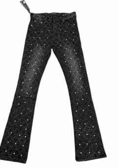 amiri国内未発売フレア crystal argyle flare jeansのサムネイル